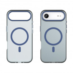 Magnetinis abrazyvinis iPhone 17 Air dėklas, suderinamas su „MagSafe“ – matinės mėlynos spalvos