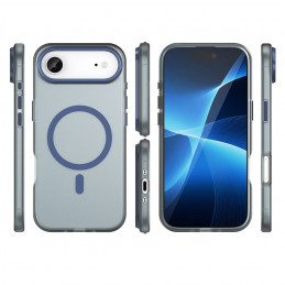 Magnetinis abrazyvinis iPhone 17 Air dėklas, suderinamas su „MagSafe“ – matinės mėlynos spalvos