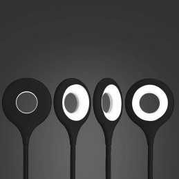 „Wozinsky“ mini belaidė LED skaitymo lempa su segtuku ir USB-C laidu – juoda