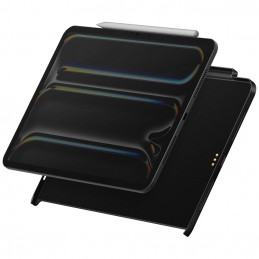 UNIQ „Axel“ dėklas, skirtas „iPad Air 13“ (2024 / 2025) / „iPad Pro 13“ (2024) – juodas