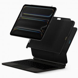 UNIQ „Axel“ dėklas, skirtas „iPad Air 13“ (2024 / 2025) / „iPad Pro 13“ (2024) – juodas