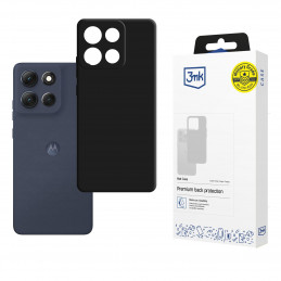 3mk matinis dėklas, skirtas Motorola Moto G86 - juodas