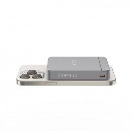 Išorinė baterija „Tech-Protect PB14 LifeMag MagSafe 10000 mAh“ – pilka