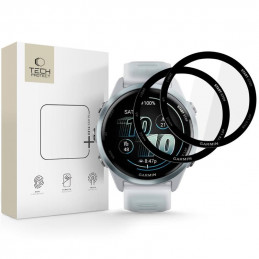 „Tech-Protect Glass Flex+ Hybrid“ stiklų rinkinys, skirtas „Garmin Forerunner 570“ (42 mm) – juodas