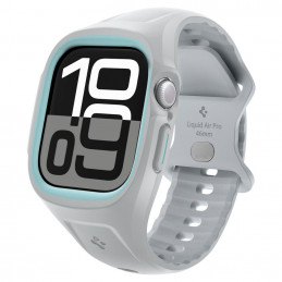 „Spigen Liquid Air Pro“ dirželis, skirtas „Apple Watch 10“ (46 mm) – pilkas