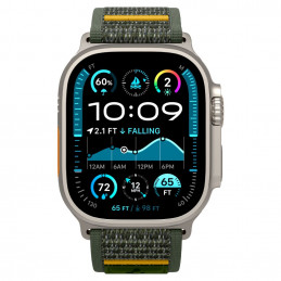 „Spigen Athlex Air Strap“ skirtas „Apple Watch 44 / 45 / 46 / 49 mm“ – žalias