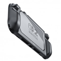 „Tech-Protect MagMat“ dėklas, skirtas „Nintendo Switch 2“ – juodas ir permatomas