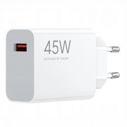 „Xiaomi MDY-17-EF“ 45 W USB-A sieninis įkroviklis – baltas