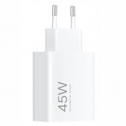 „Xiaomi MDY-17-EF“ 45 W USB-A sieninis įkroviklis – baltas
