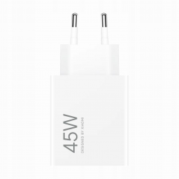 „Xiaomi MDY-17-EF“ 45 W USB-A sieninis įkroviklis – baltas