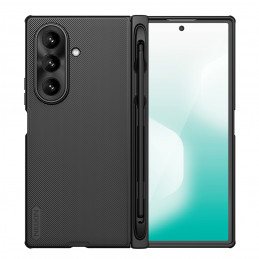 „Nillkin Super Frosted Shield Fold“ dėklas, skirtas „Samsung Galaxy Z Fold 7“ su „S Pen Space“ – juodas