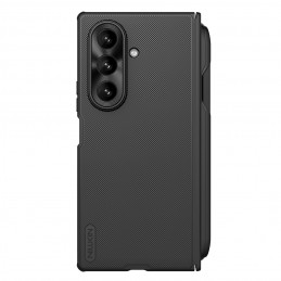 „Nillkin Super Frosted Shield Fold“ dėklas, skirtas „Samsung Galaxy Z Fold 7“ su „S Pen Space“ – juodas
