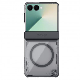 „Nillkin Iceblade“ magnetinis dėklas, skirtas „Samsung Galaxy Z Flip 7“, suderinamas su „MagSafe“ – juodas