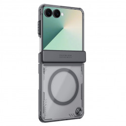 „Nillkin Iceblade“ magnetinis dėklas, skirtas „Samsung Galaxy Z Flip 7“, suderinamas su „MagSafe“ – juodas