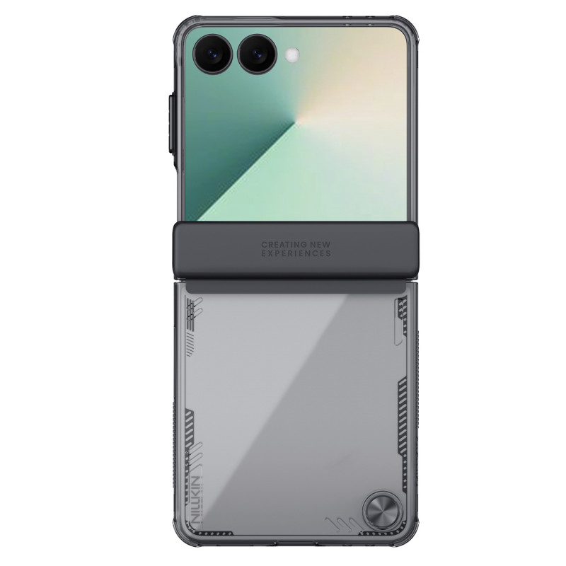 „Nillkin Iceblade“ dėklas, skirtas „Samsung Galaxy Z Flip 7“ – juodas