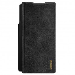 „Nillkin Qin Pro“ dėklas, skirtas „Samsung Galaxy Z Fold 7“ su „S Pen Space“ – juodas