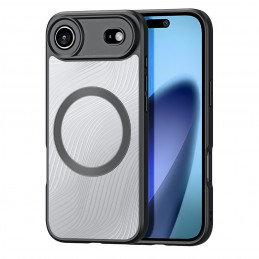 „Dux Ducis Aimo Mag“ dėklas su magnetiniu žiedu, skirtas „iPhone 17 Air“ – juodas