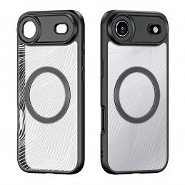 „Dux Ducis Aimo Mag“ dėklas su magnetiniu žiedu, skirtas „iPhone 17 Air“ – juodas