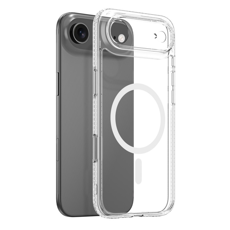 „Dux Ducis Clin Mag“ dėklas, skirtas „iPhone 17 Air“, suderinamas su „MagSafe“ – permatomas
