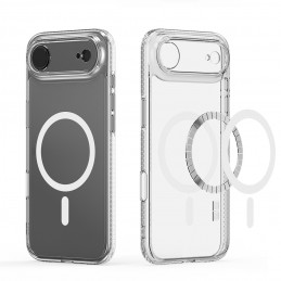 „Dux Ducis Clin Mag“ dėklas, skirtas „iPhone 17 Air“, suderinamas su „MagSafe“ – permatomas