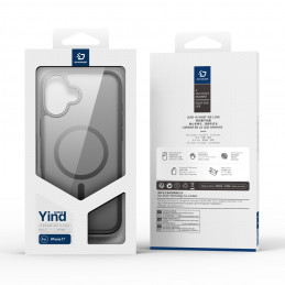 „Dux Ducis Yind“ „iPhone 17“ dėklas, suderinamas su „MagSafe“ – juodas