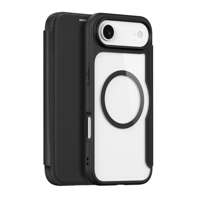 „Dux Ducis Skin X Pro iPhone 17 Air“ dėklas su dėklu, suderinamas su „MagSafe“ – juodas
