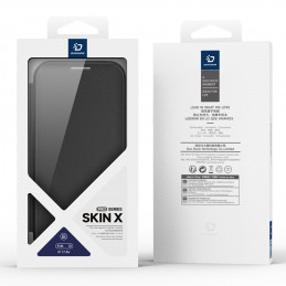 „Dux Ducis Skin X Pro iPhone 17 Air“ dėklas su dėklu, suderinamas su „MagSafe“ – juodas