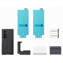 „Samsung“ silikoninis dėklas, skirtas „Samsung Galaxy Z Fold7“ – juodas
