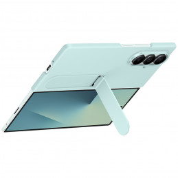 „Samsung“ silikoninis dėklas, skirtas „Samsung Galaxy Z Fold7“ – šviesiai mėlynas