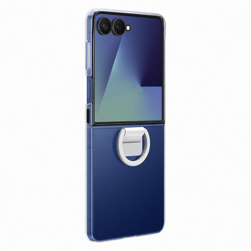 „Samsung“ žiedinis dėklas, skirtas „Samsung Galaxy Z Flip7“ – skaidrus