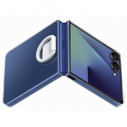„Samsung“ žiedinis dėklas, skirtas „Samsung Galaxy Z Flip7“ – skaidrus