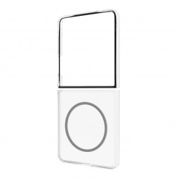 „Samsung Galaxy Z Flip7“ skaidrus magnetinis dėklas – permatomas