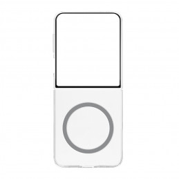 „Samsung Galaxy Z Flip7“ skaidrus magnetinis dėklas – permatomas
