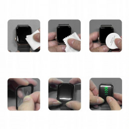„Tech-Protect Glass Flex+“ 2 hibridinių stiklų pakuotė, skirta „Garmin Forerunner 225 / 255 Music“ – juoda