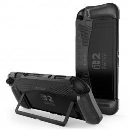 „Tech-Protect TPU Carbon“ dėklas, skirtas „Nintendo Switch 2“ – juodas