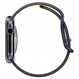 „Spigen Nano Pop“ dirželis, skirtas „Apple Watch 40/ 41/ 42 mm“ – tamsiai mėlynas / oranžinis