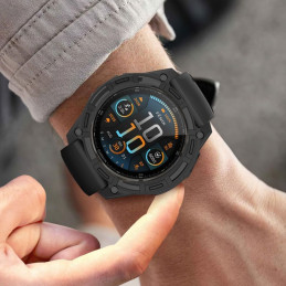 „Tech-Protect Defense Air“ dėklas, skirtas „Garmin Fenix 8 51mm“ – juodas