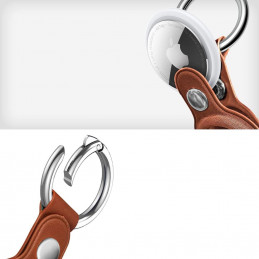 „Tech-Protect NaturalFit“ dėklas, skirtas „Apple AirTag 1/ 2“ – rudas