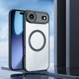 „Dux Ducis Aimo Mag“ dėklas su magnetiniu žiedu, skirtas „iPhone 17 Air“ – juodas