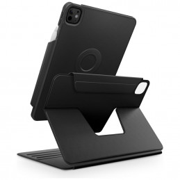 UNIQ Rovus Snapmount magnetinis 360° besisukantis nuimamas dėklas, skirtas iPad Pro 13" 2024 (7-os kartos) - juodas
