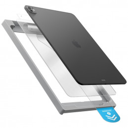 UNIQ Optix Clear Exofit grūdintas stiklas su aplikatoriumi, skirtas iPad 11" 2025 / iPad 10.9" 2022 (10-osios kartos)