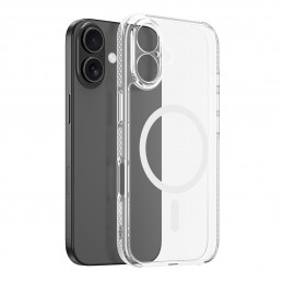 „Dux Ducis Clin Mag“ dėklas, skirtas „iPhone 17“, suderinamas su „MagSafe“ – permatomas