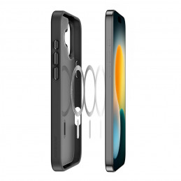 „Dux Ducis Yind“ „iPhone 17“ dėklas, suderinamas su „MagSafe“ – juodas