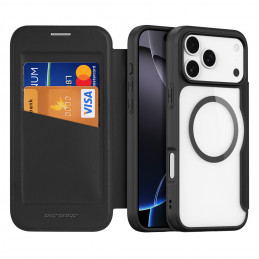 „Dux Ducis Skin X Pro“ dėklas, skirtas „iPhone 17 Pro Max“ su dėklu, suderinamas su „MagSafe“ – juodas