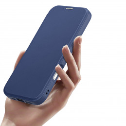„Dux Ducis Skin X Pro iPhone 17 Pro“ dėklas su dėklu, suderinamas su „MagSafe“ – mėlynas