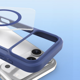 „Dux Ducis Skin X Pro iPhone 17 Pro Max“ dėklas su dėklu, suderinamas su „MagSafe“ – mėlynas