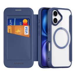 „Dux Ducis Skin X Pro iPhone 17 Air“ dėklas su „MagSafe“ ir dėklu – mėlynas
