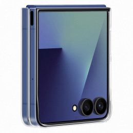 „Samsung“ skaidrus dėklas, skirtas „Samsung Galaxy Z Flip7“ - permatomas