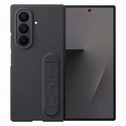 „Samsung“ silikoninis dėklas, skirtas „Samsung Galaxy Z Fold7“ – juodas