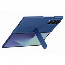 „Samsung“ silikoninis dėklas, skirtas „Samsung Galaxy Z Fold7“ – mėlynas